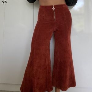 Zara corduroy flare pants